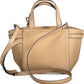 Brown Polyester Women Handbag