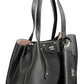 Black Polyethylene Women Handbag