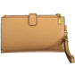 Brown Polyurethane Women Wallet