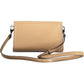 Brown Polyester Women Handbag