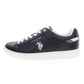 Black Polyester Men Sneaker