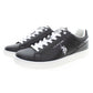 Black Polyester Men Sneaker