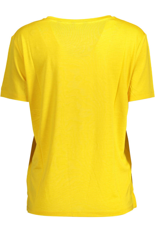 Yellow Lyocell Women Top