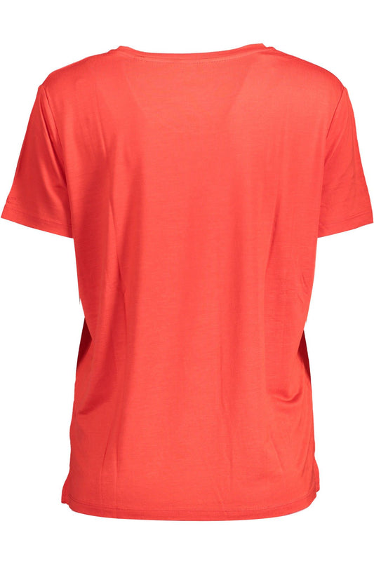 Red Lyocell Women Top