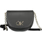 Black Polyester Women Handbag
