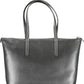 Black Polyester Women Handbag