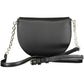 Black Polyester Women Handbag