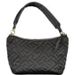 Black Polyester Women Handbag