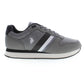 Gray Polyester Men Sneaker