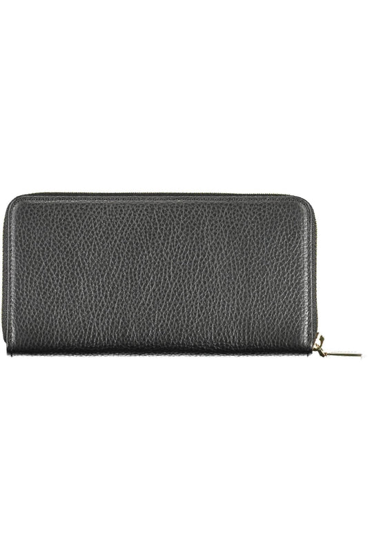 Black Leather Women Wallet