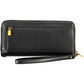 Black Polyurethane Women Wallet
