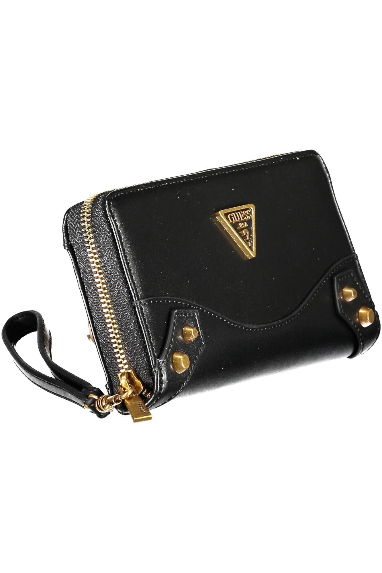 Black Polyurethane Women Wallet