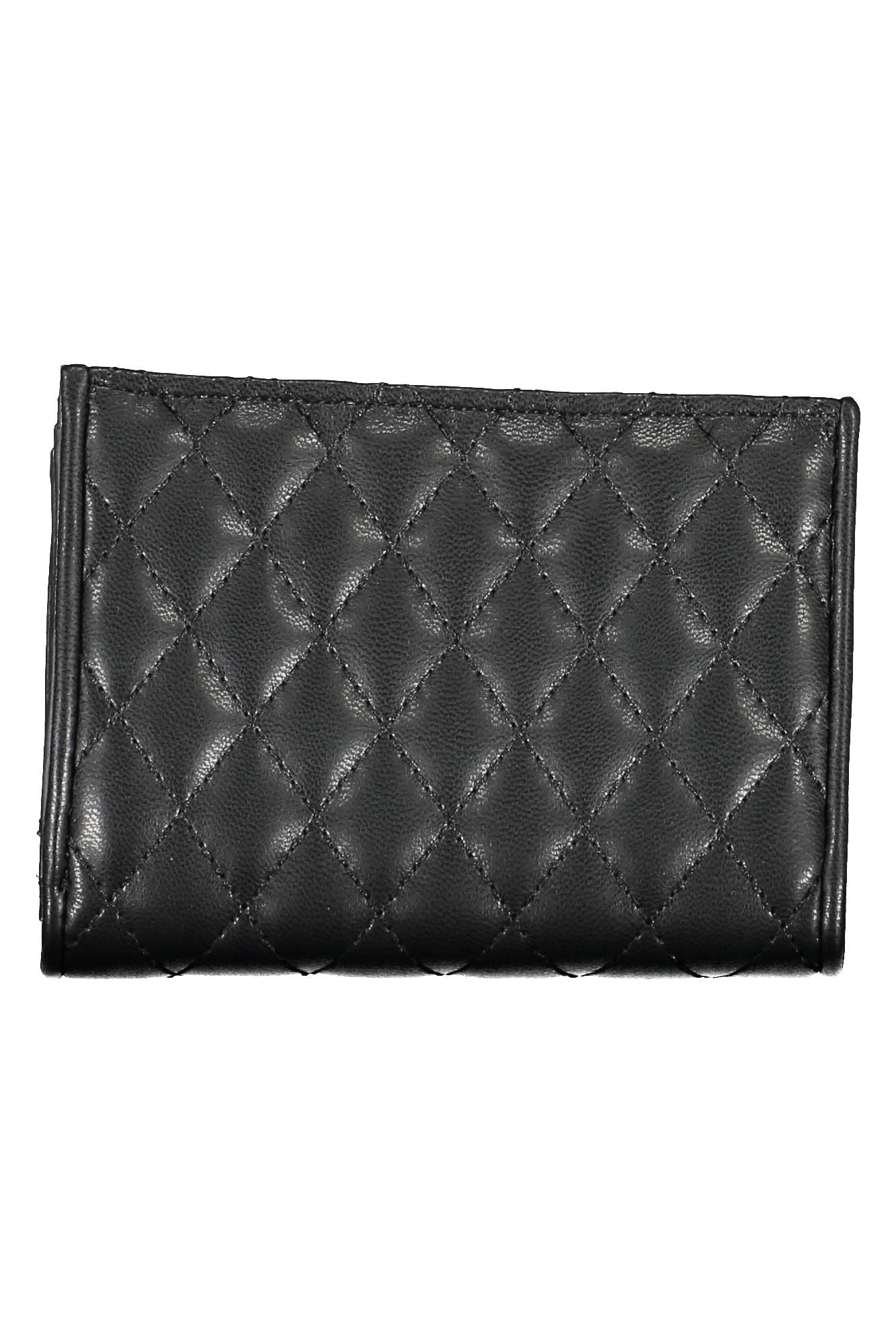 Black Polyurethane Women Wallet