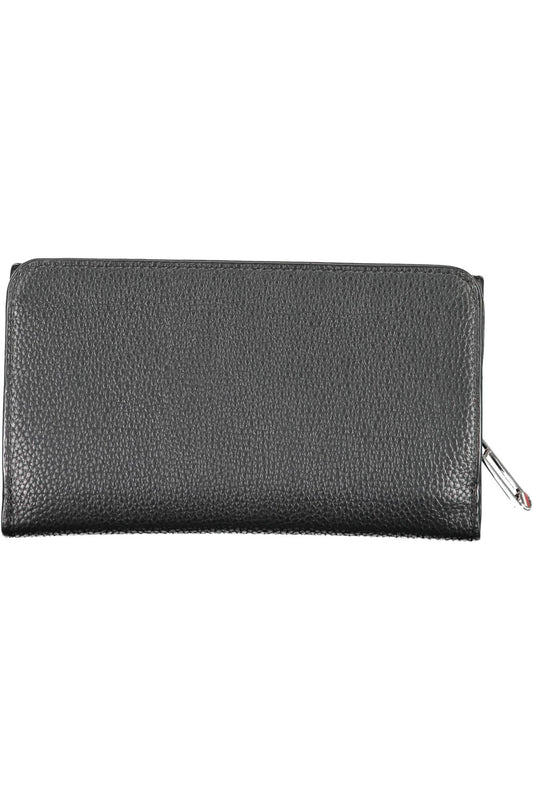 Black Polyurethane Women Wallet