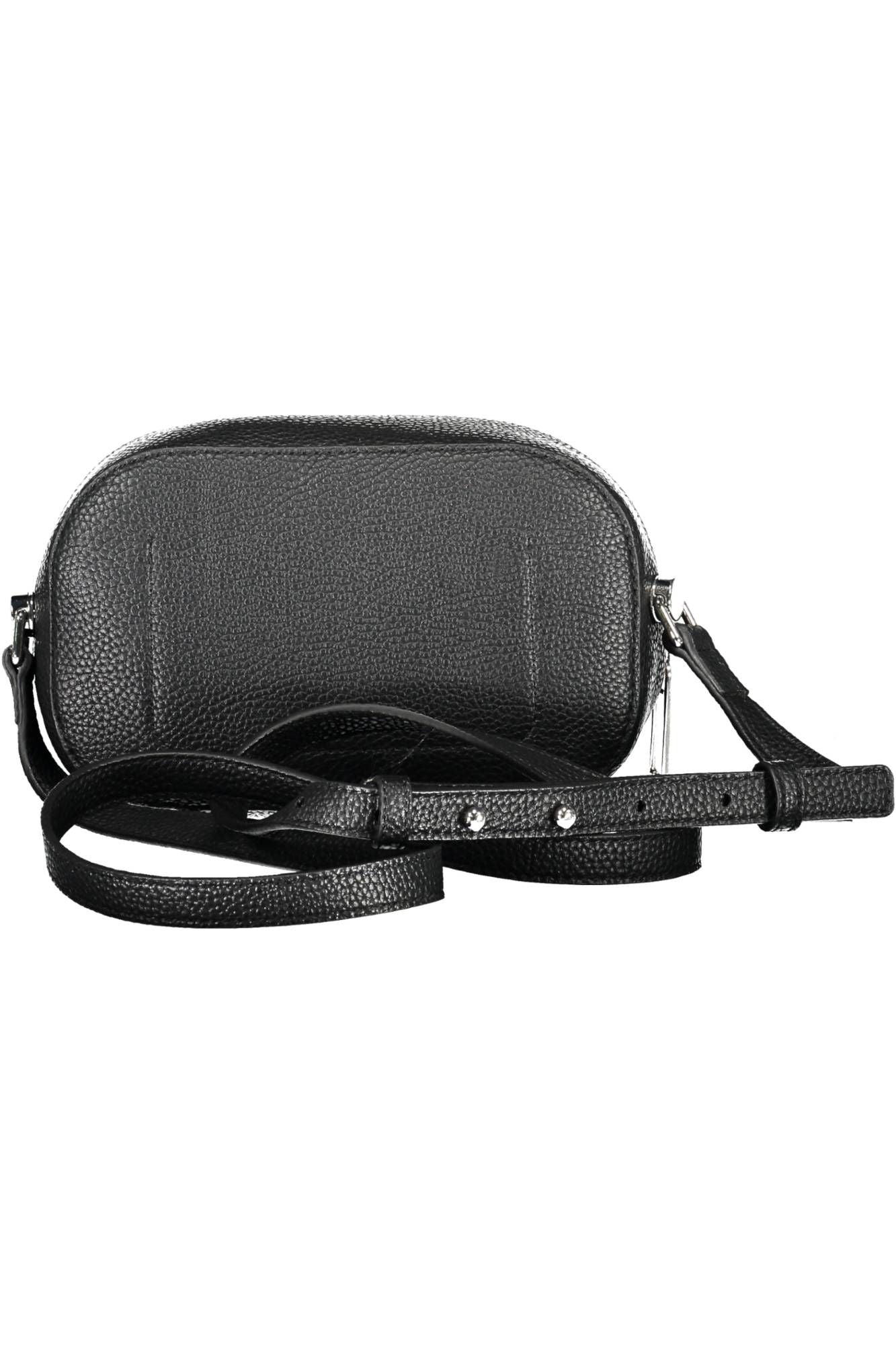 Black Polyurethane Women Handbag