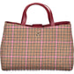 Red Cotton Women Handbag