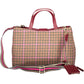 Red Cotton Women Handbag