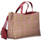 Red Cotton Women Handbag