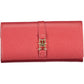 Red Polyurethane Women Wallet