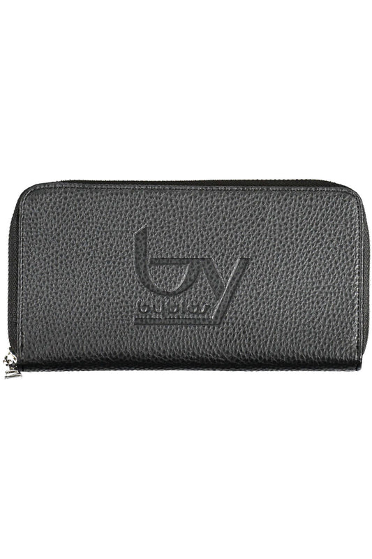 Black Polyurethane Women Wallet