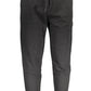 Black Cotton Men Pant