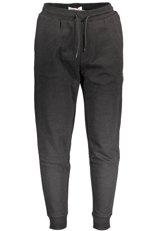 Black Cotton Men Pant