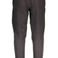 Black Cotton Men Sporty Pant
