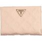 Pink Polyurethane Women Wallet