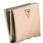 Pink Polyurethane Women Wallet