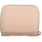 Pink Polyurethane Women Wallet