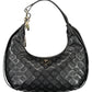 Black Polyethylene Women Handbag