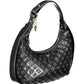 Black Polyethylene Women Handbag