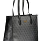 "Black Polyurethane Women Handbag"