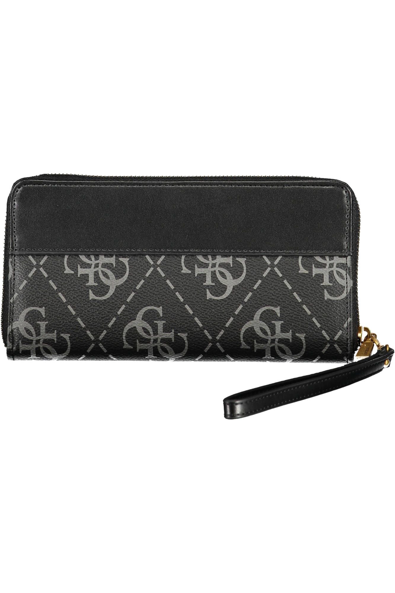 Black Polyurethane Women Wallet