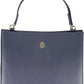 Blue Polyethylene Women Handbag