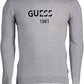 Gray Cotton Men Sweater