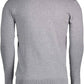 Gray Cotton Men Sweater