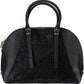 Black Leather Women Handbag