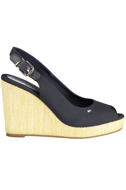 Blue Cotton Women Sandal