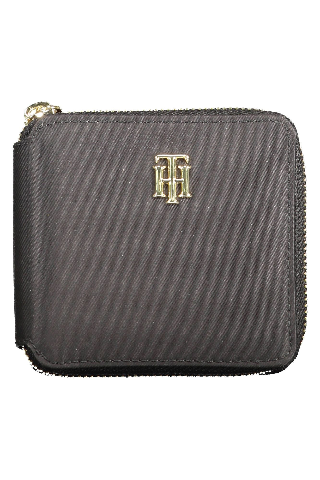 Black Nylon Women Wallet