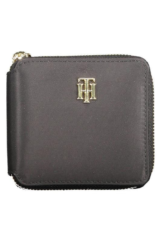 Black Nylon Women Wallet
