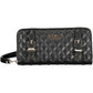 Black Polyurethane Women Wallet