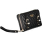 Black Polyurethane Women Wallet