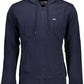Blue Cotton Men Sweater