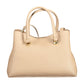 Beige Polyester Women Handbag