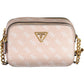 Pink Polyurethane Women Handbag