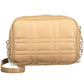 Beige Polyester Women Handbag