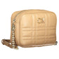 Beige Polyester Women Handbag