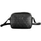 Black Polyester Women Handbag