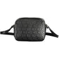 Black Polyester Women Handbag